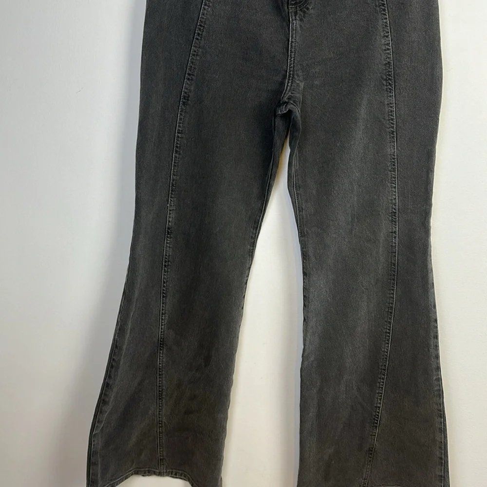 Free People We The Free Florence Flare Jeans High Rise Size 32 Stretch Cotton